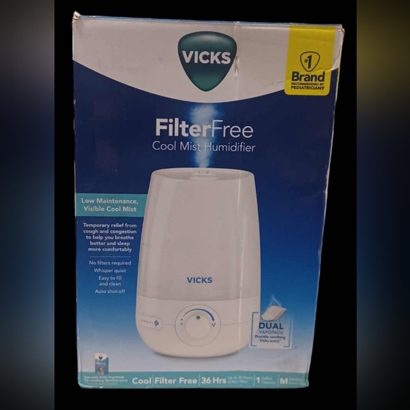 Vicks Vapo Ultrasonic Cool Mist Humidifier - Picture 3 of 3